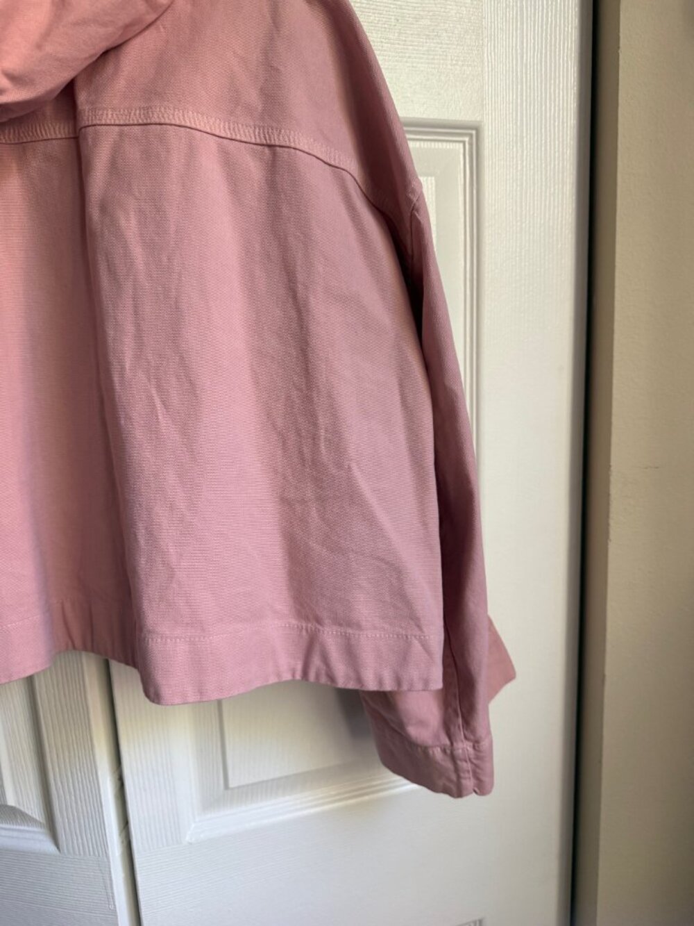 Cropped oversized jacket - Picture 11 of 14
